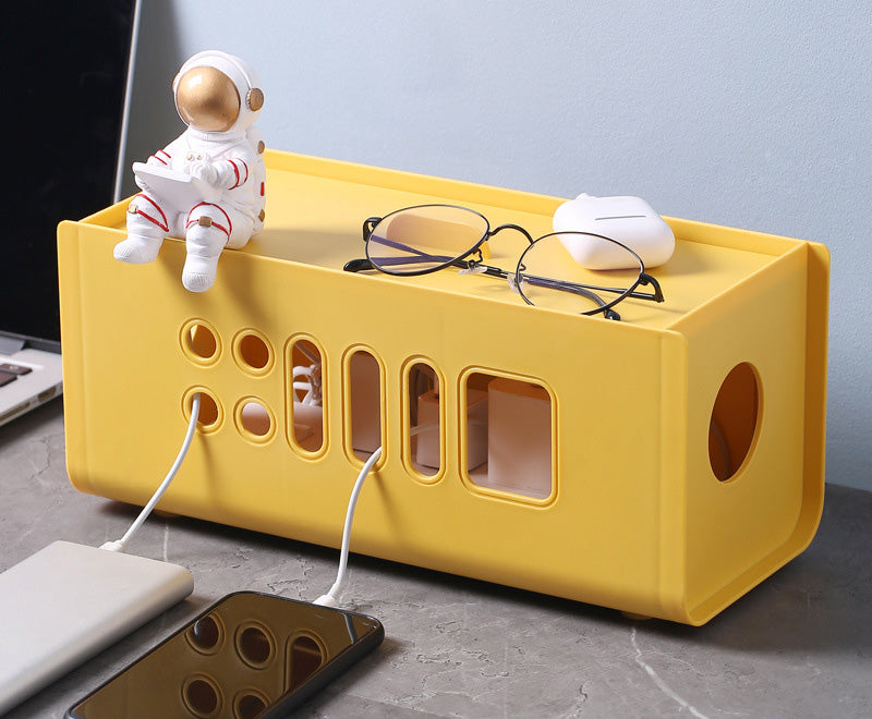 Caja Organizadora para Cables, Regletas y Cargadores