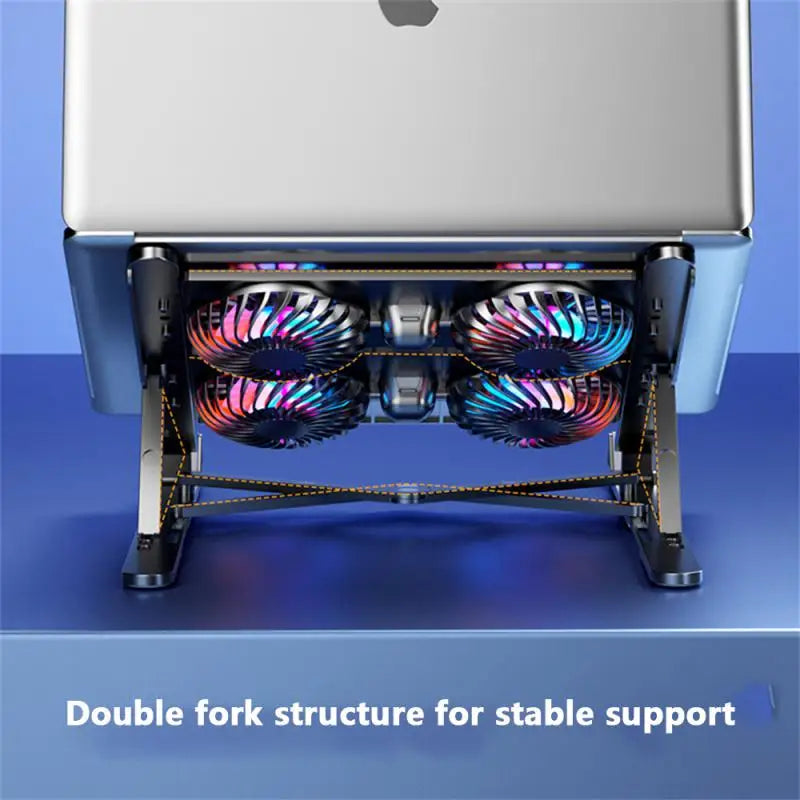 Soporte Plegable para Notebook con Ventilación