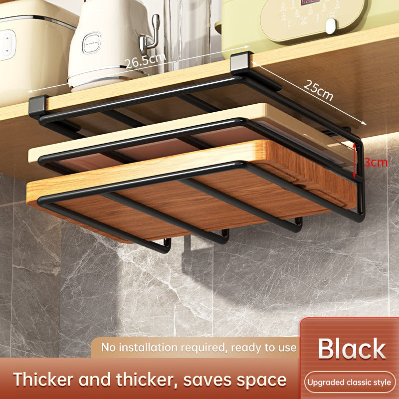 Organizador Bajo Alacena para Rollos, Trapos y Tablas