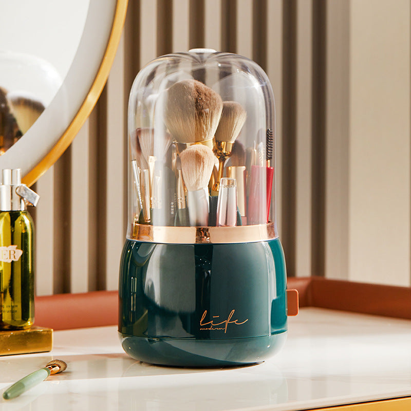 Organizador Giratorio para Brochas de Maquillaje