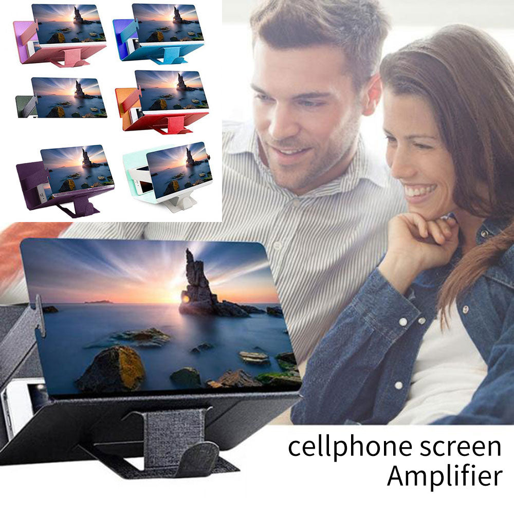 Amplificador de Pantalla para Celular con Soporte de Escritorio