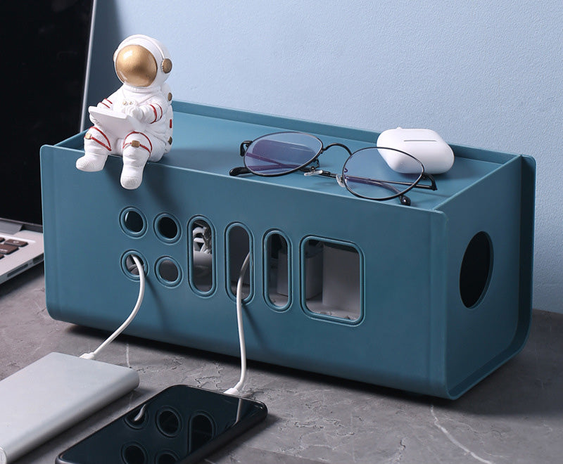 Caja Organizadora para Cables, Regletas y Cargadores
