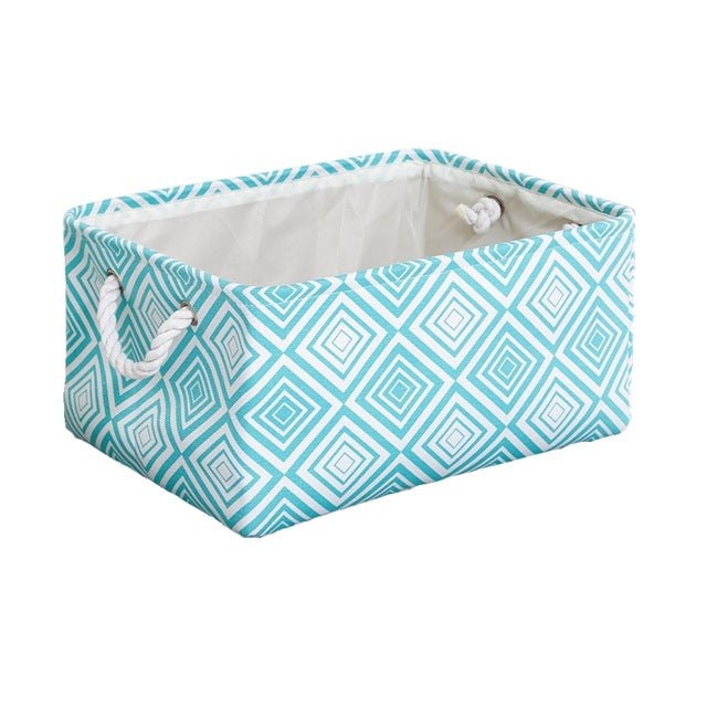 Cesta Organizadora Plegable de Tela con Asas