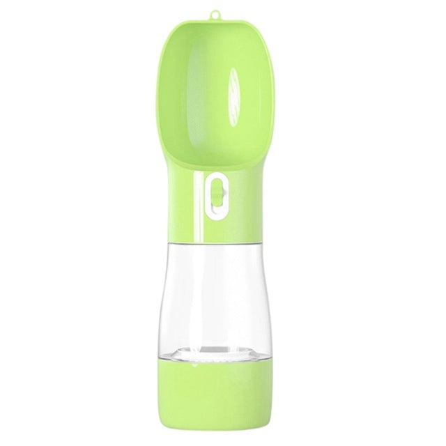 Botella Portátil con Bebedero para Perros y Gatos