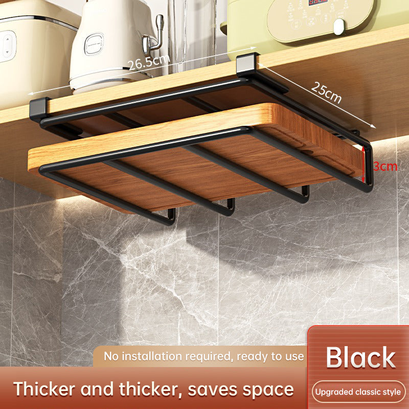 Organizador Bajo Alacena para Rollos, Trapos y Tablas