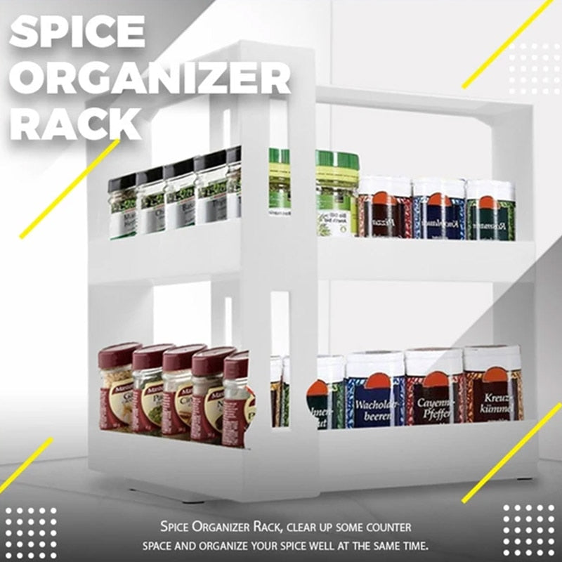 Organizador Giratorio de Especias para Cocina