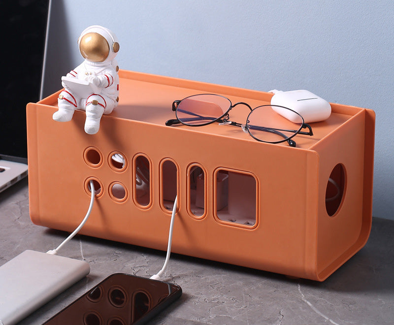 Caja Organizadora para Cables, Regletas y Cargadores