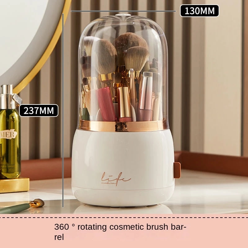 Organizador Giratorio para Brochas de Maquillaje