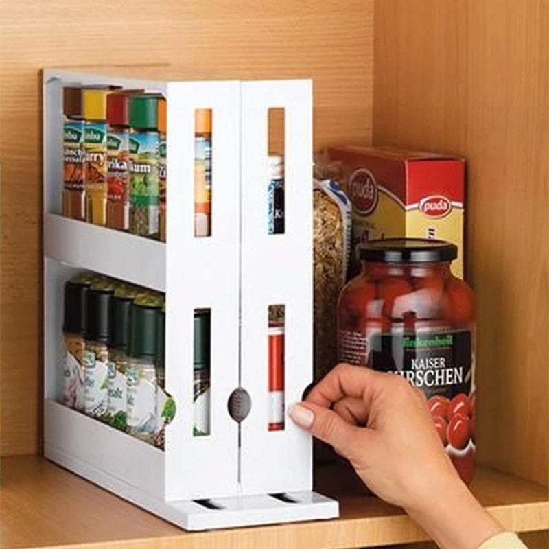 Organizador Giratorio de Especias para Cocina