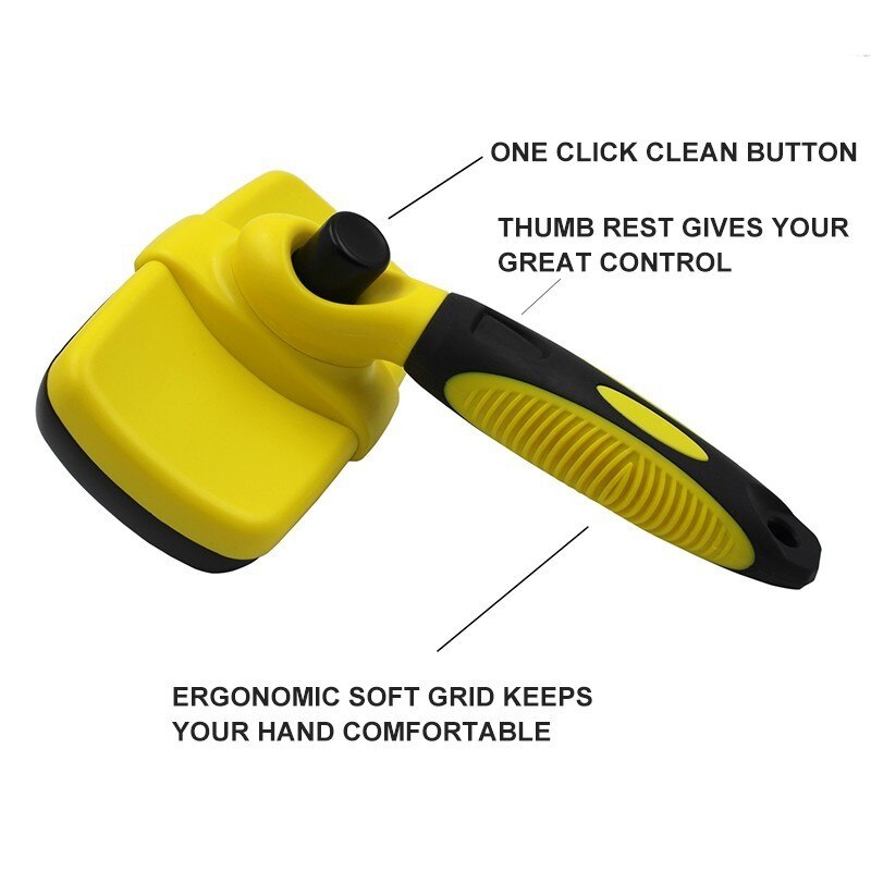Cepillo Autolimpiante para Perros y Gatos