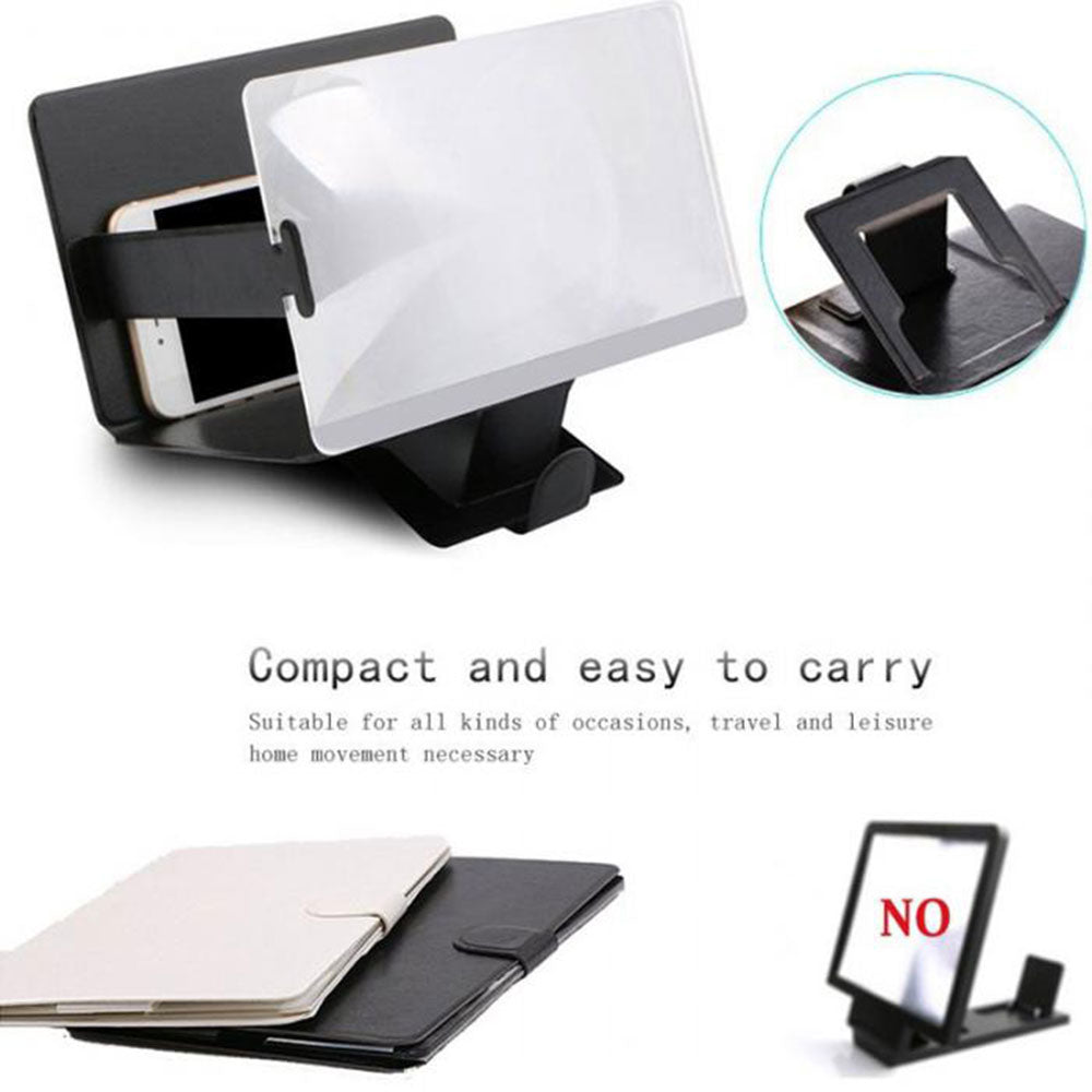Amplificador de Pantalla para Celular con Soporte de Escritorio