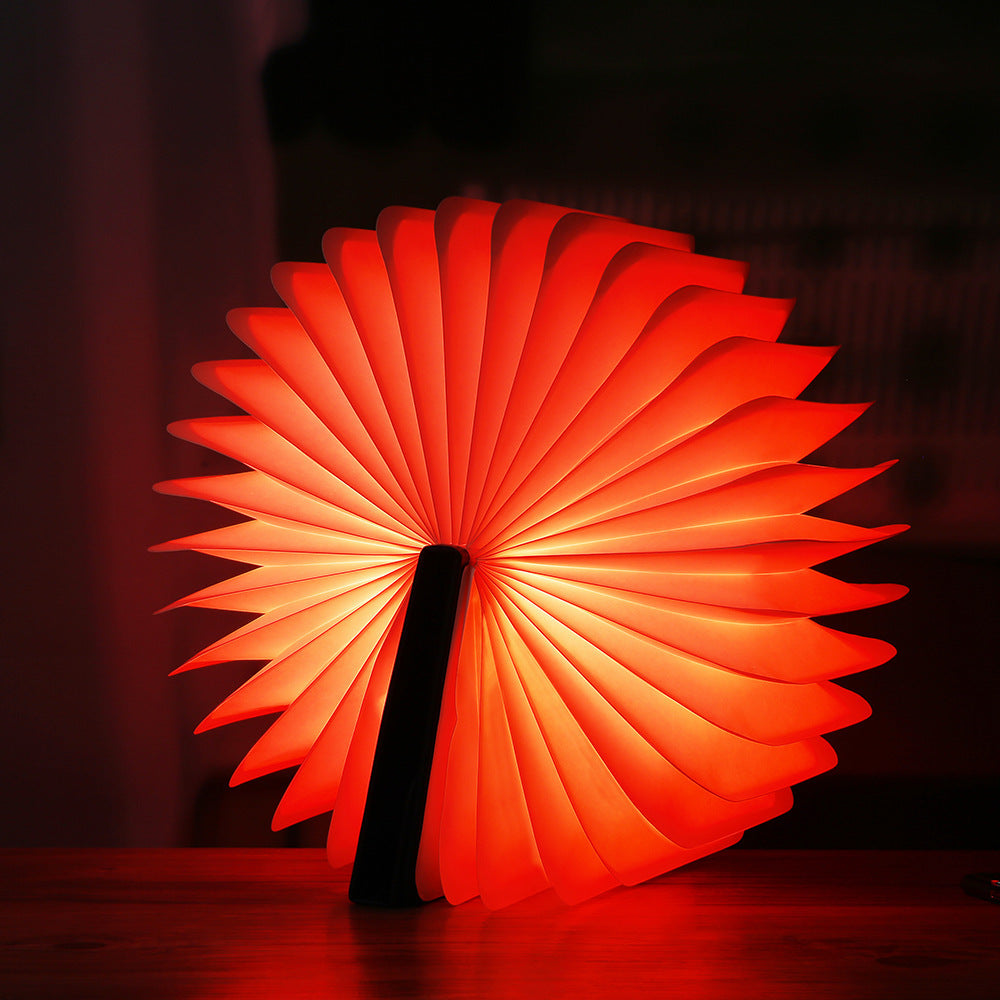 Lámpara LED Plegable con Diseño de Libro