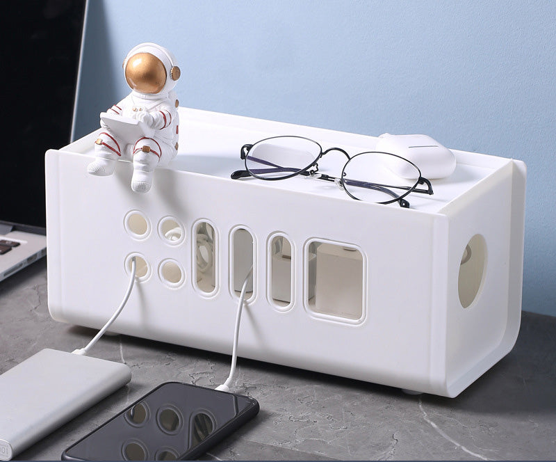 Caja Organizadora para Cables, Regletas y Cargadores