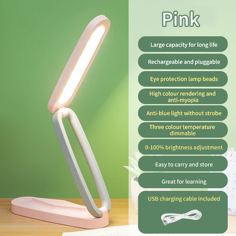 Lámpara LED Plegable y Recargable para Escritorio