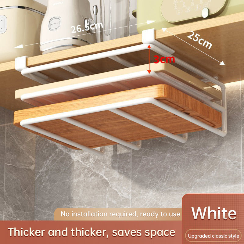Organizador Bajo Alacena para Rollos, Trapos y Tablas