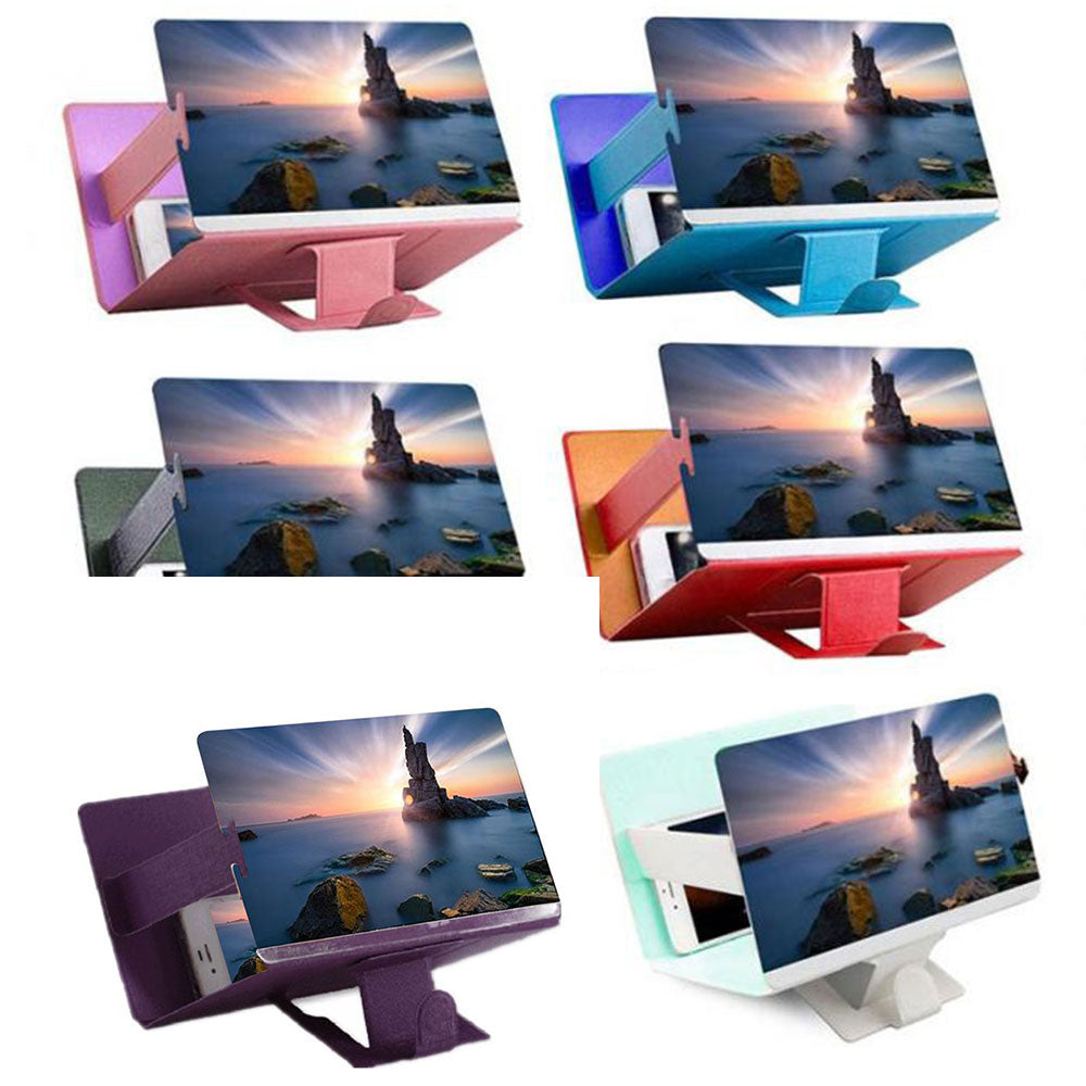 Amplificador de Pantalla para Celular con Soporte de Escritorio