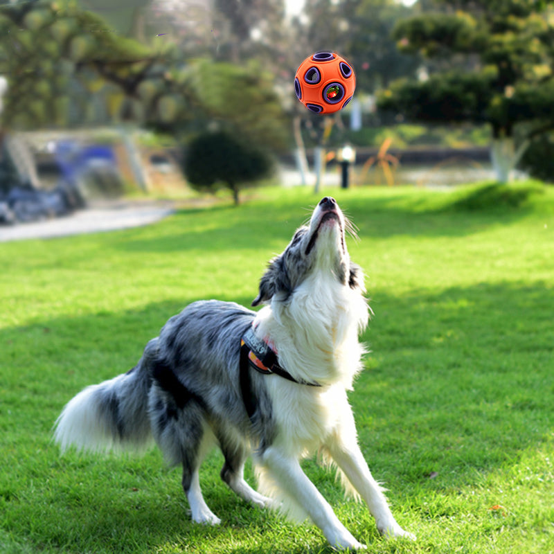 Pelota Interactiva para Perros con Sonido y Dispensador