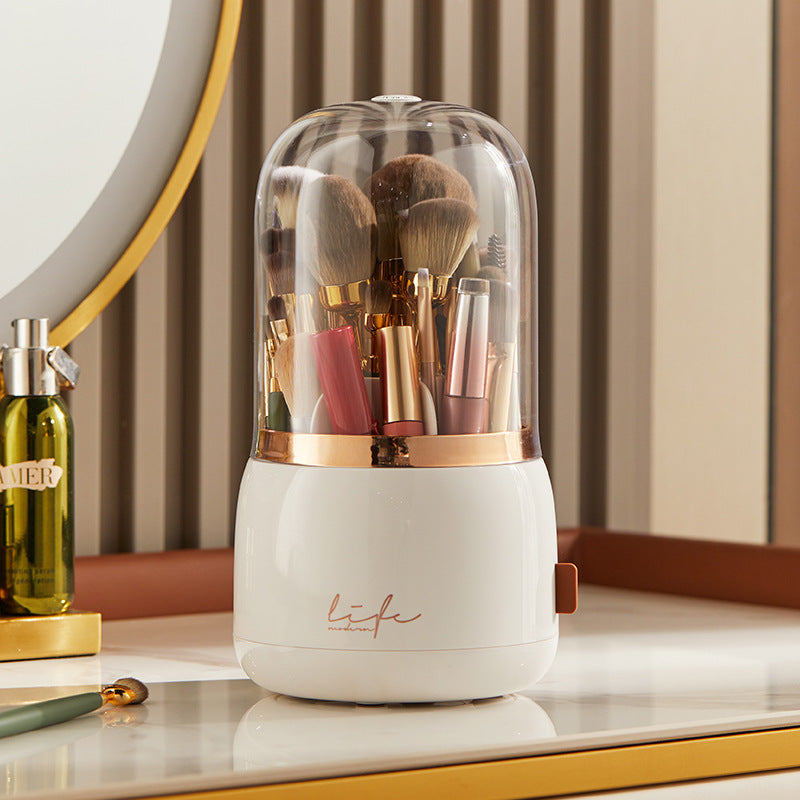 Organizador Giratorio para Brochas de Maquillaje