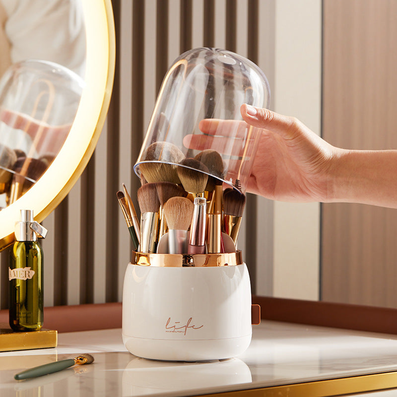 Organizador Giratorio para Brochas de Maquillaje