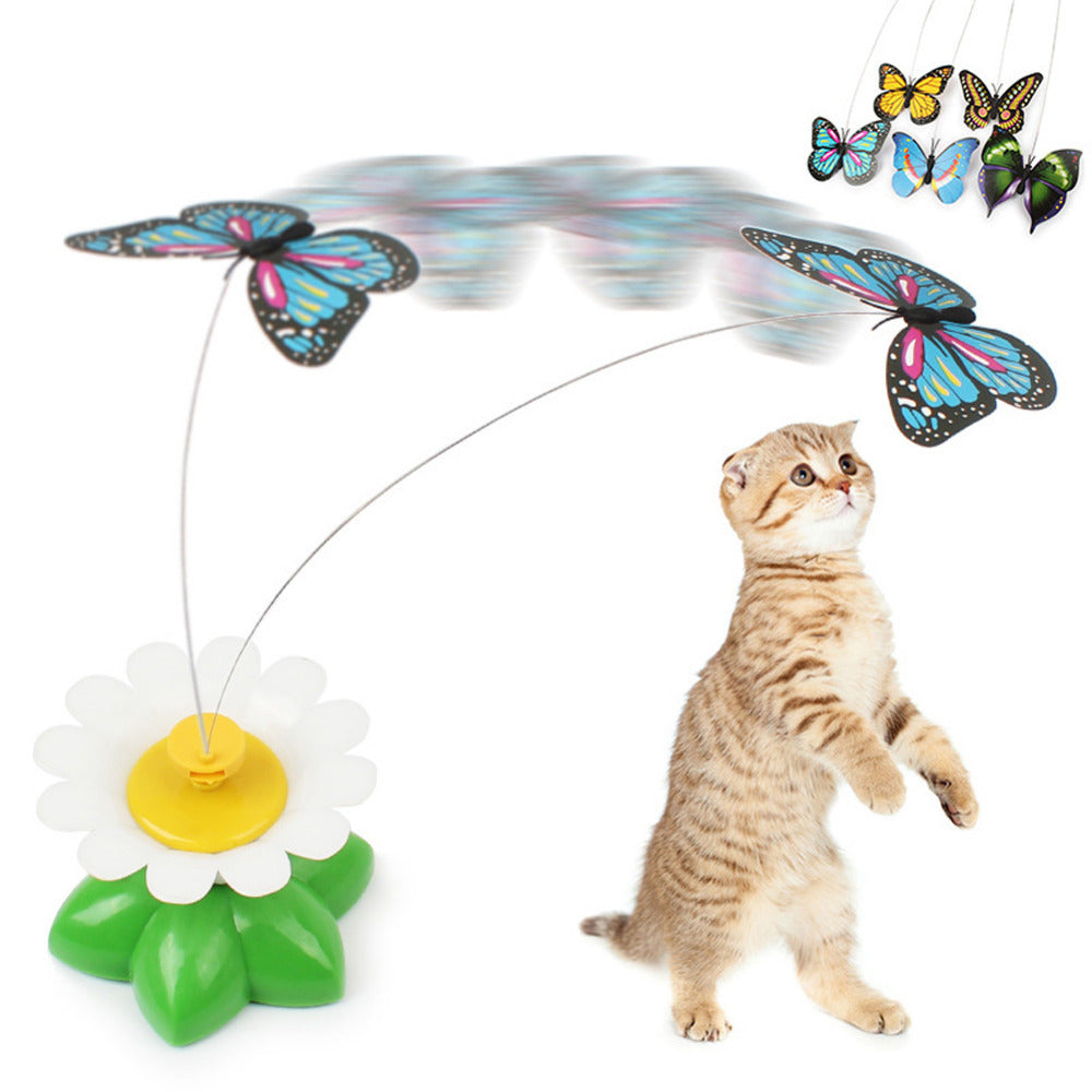Juguete Eléctrico Giratorio Interactivo para Gatos