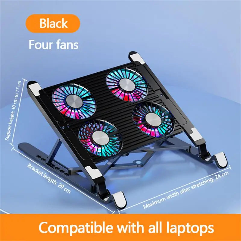 Soporte Plegable para Notebook con Ventilación