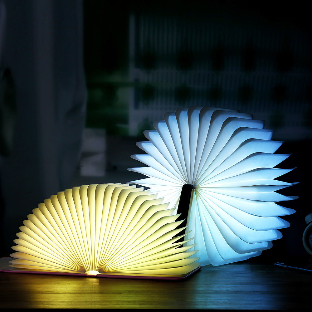 Lámpara LED Plegable con Diseño de Libro