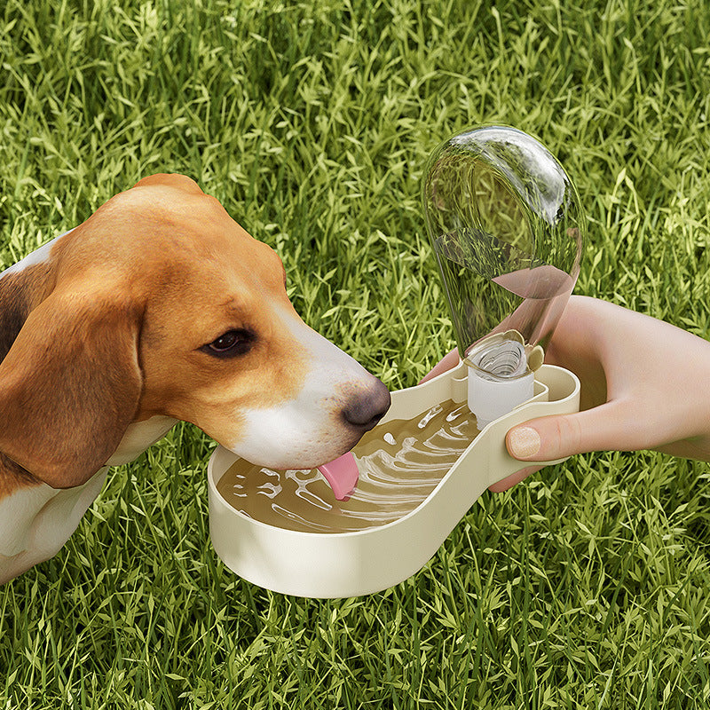 Botella Portátil 2 en 1 con Bebedero para Perros