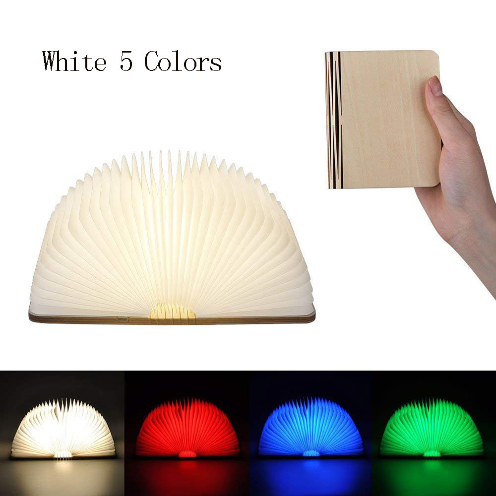 Lámpara LED Plegable con Diseño de Libro