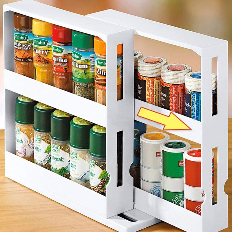 Organizador Giratorio de Especias para Cocina
