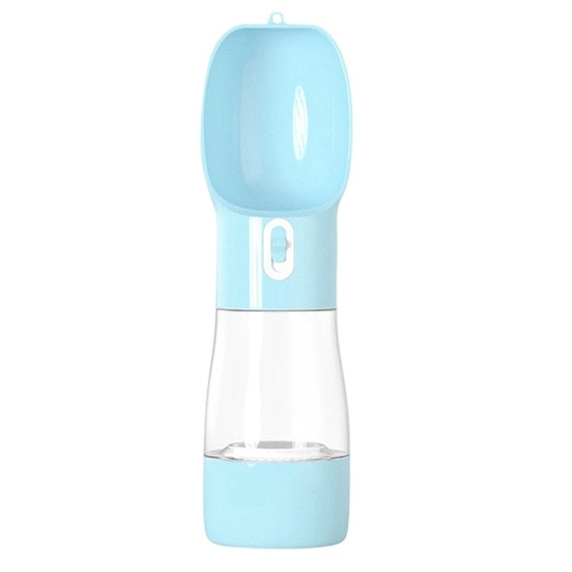Botella Portátil con Bebedero para Perros y Gatos