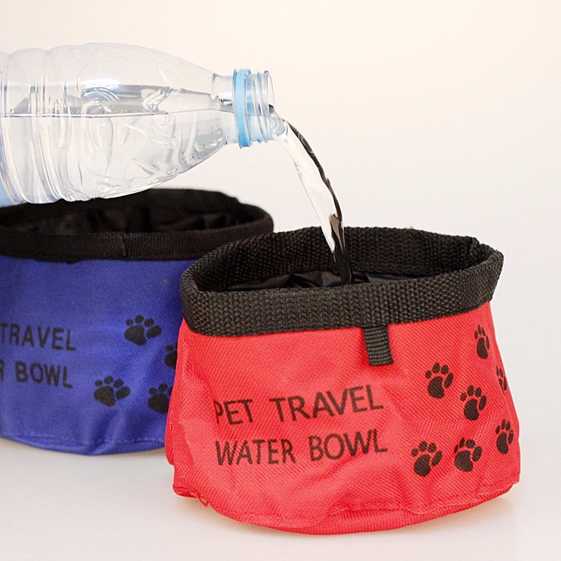 Comedero Plegable Portátil para Perros y Gatos