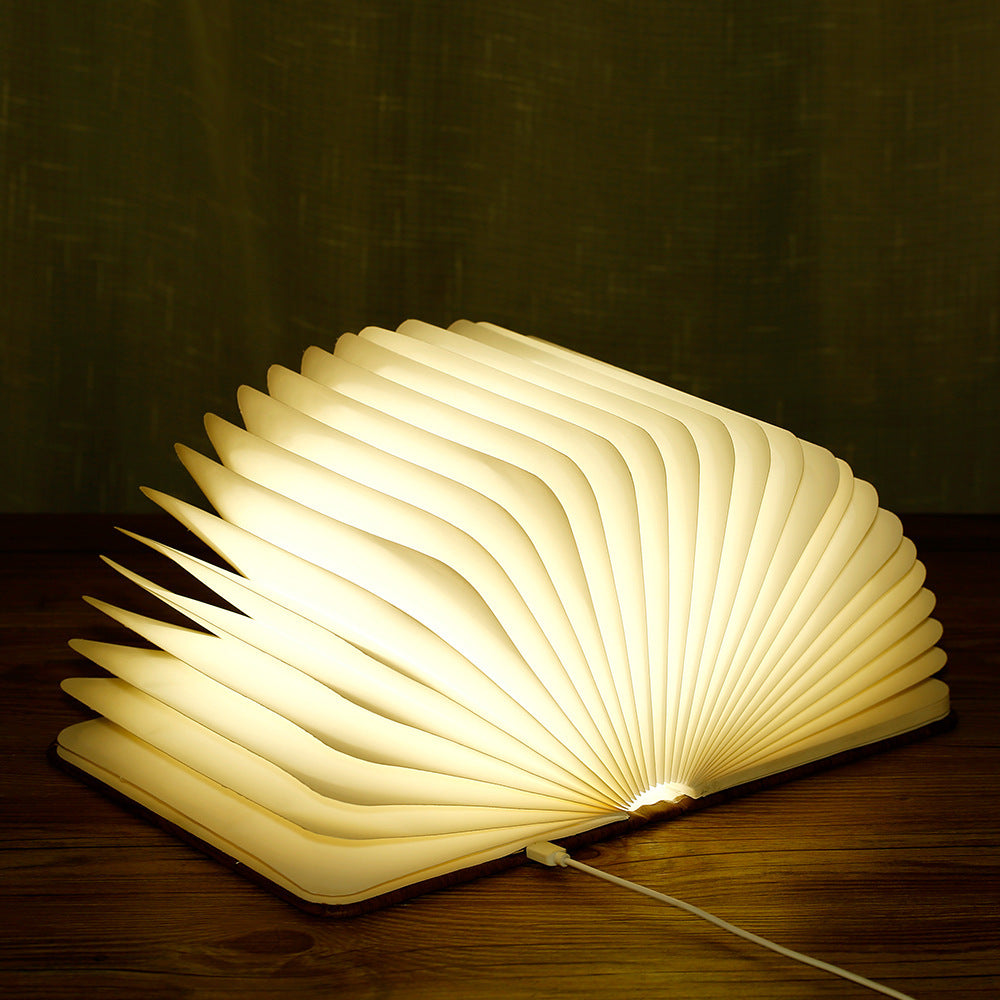 Lámpara LED Plegable con Diseño de Libro