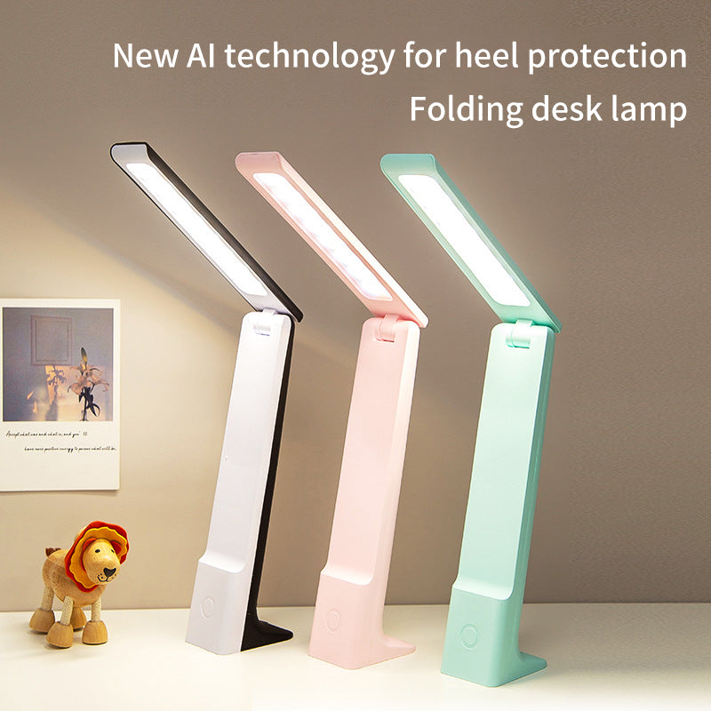 Lámpara LED de Escritorio Recargable y Plegable