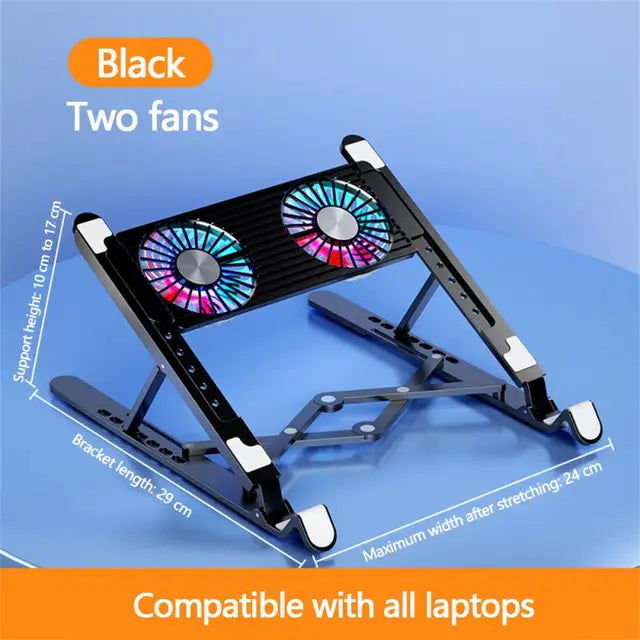 Soporte Plegable para Notebook con Ventilación