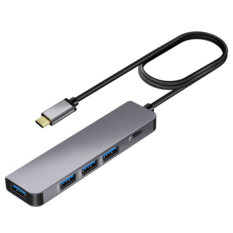 Hub USB-C 4 en 1 con USB 3.0 y Carga PD 100W