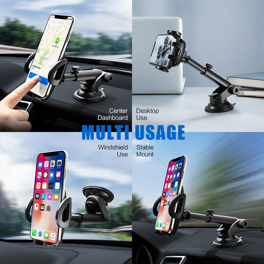 Soporte 360° para Celular en Auto con Ventosa
