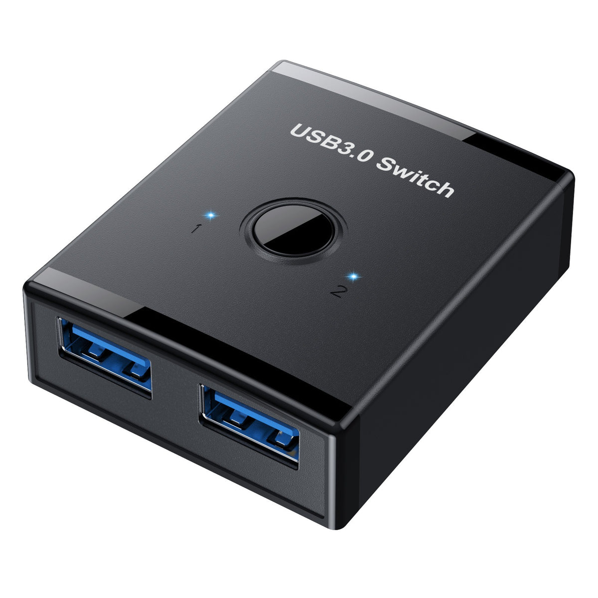 Hub USB 3.0 Compartido 2 en 1 para Computadora e Impresora