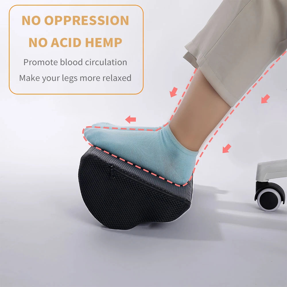 Reposapiés Ergonómico de Espuma para Escritorio