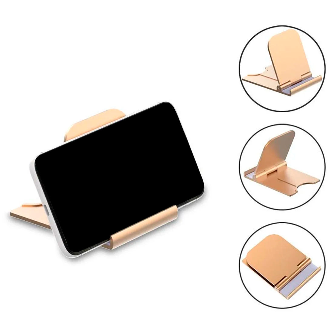 Soporte Plegable Ajustable para Celular de Escritorio