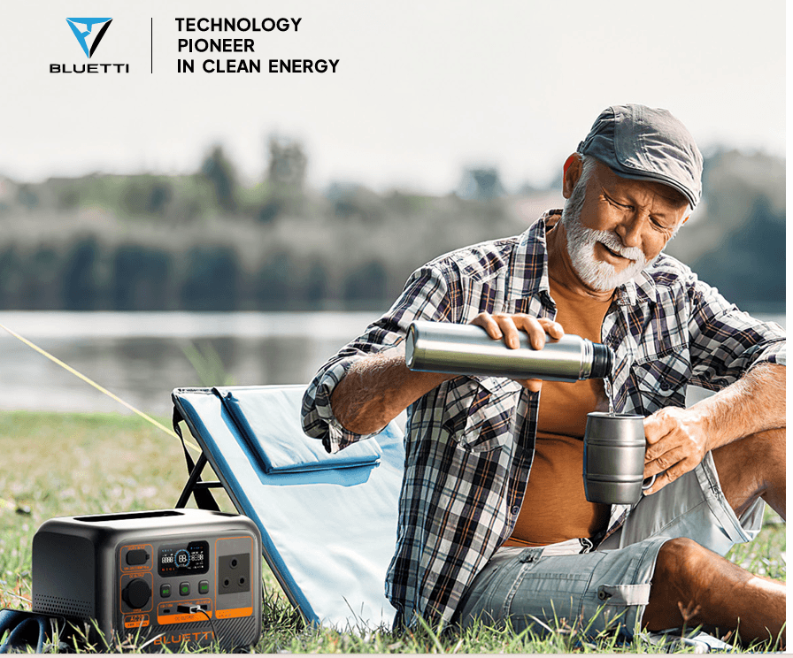 BLUETTI AC2P Portable Power Station 230.4Wh LiFePO4 Battery, 300W AC Output, Fast Charging & App Control