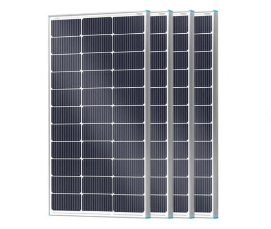 Renogy 100W N-Type TOPCon Rigid Solar Panel 4-Pack – 400W Solar Power Kit